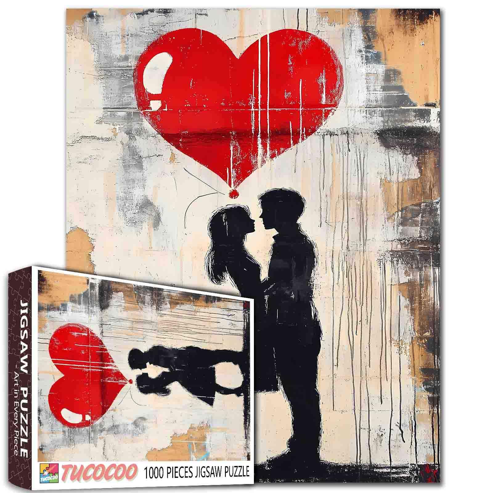 Amazon.com: Tucocoo Love Street Art Jigsaw Puzzle 1000 Pieces